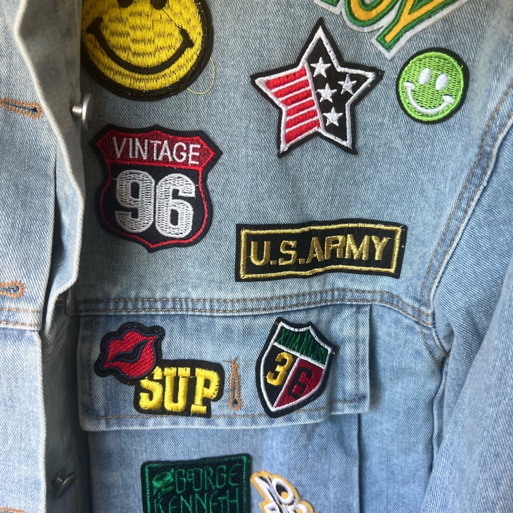 Nikki Lund Thora Patch Denim Jacket - image 4